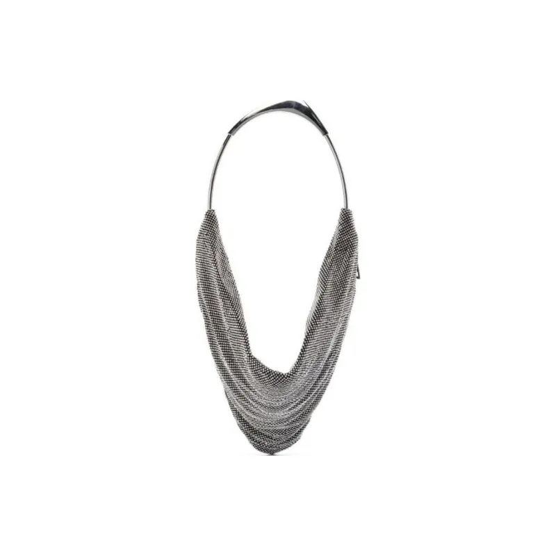 BENEDETTA BRUZZICHES Ursolina Embellished Draped Shoulder Bag-4