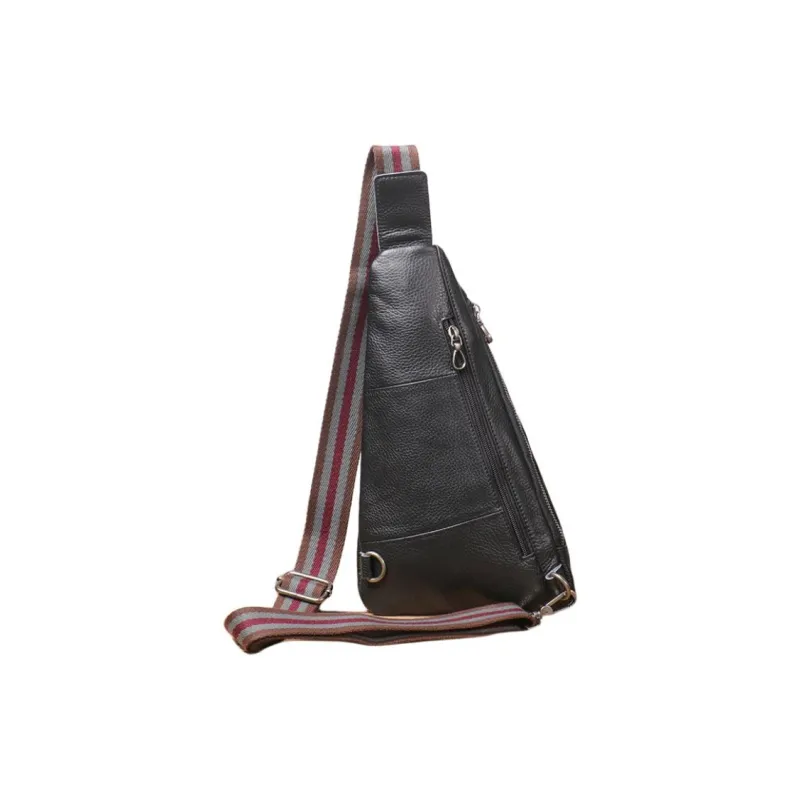 LARTIGENT Cow Leather Sling Bag Men's Black 1 / Black 2-1