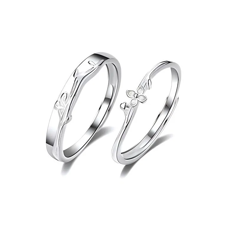 ENFANTIN S999 Fine Silver Rings Unisex-0
