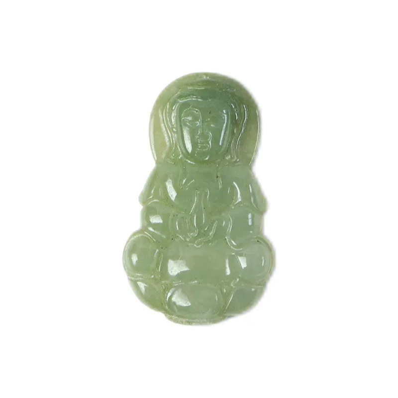 South Asia Bean Type Jadeite Pendants Unisex-0