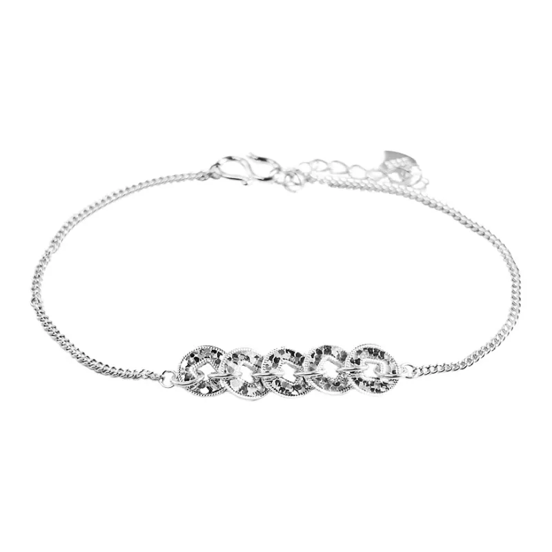 WANBAOYUANZHUBAO 925 Sterling Silver Bracelets Women's-0
