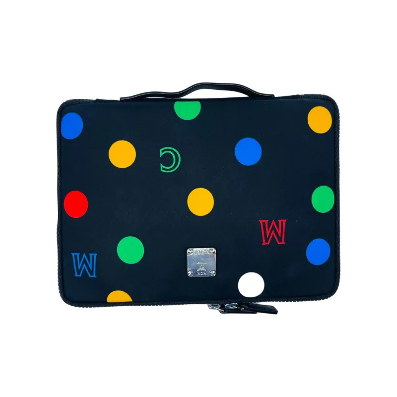MCM Nylon Storage Bag Unisex Black-1