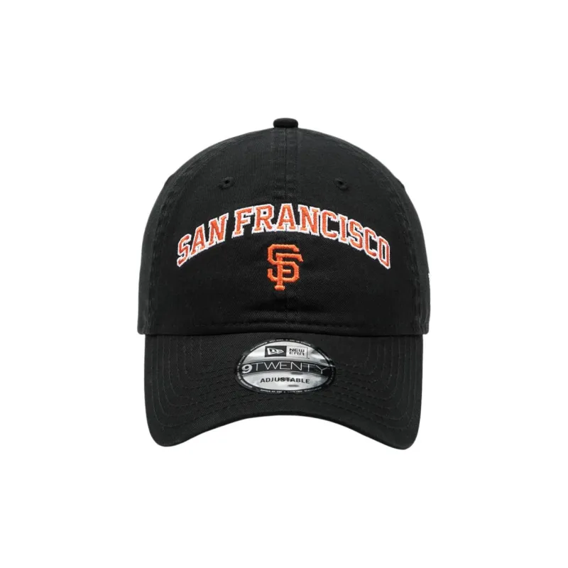 New Era x MLB 100% Cotton Baseball Caps Unisex Black-1
