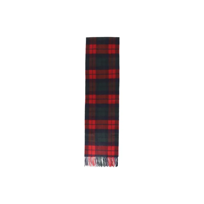 BARBOUR Cashmere Knit Scarves Men's Red-1