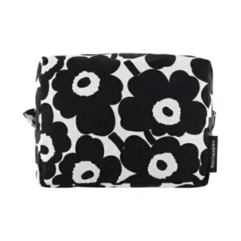 Marimekko Cotton Wallet Women's Black & White