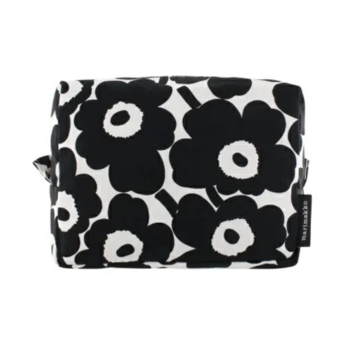 Marimekko Cotton Wallet Women's Black & White