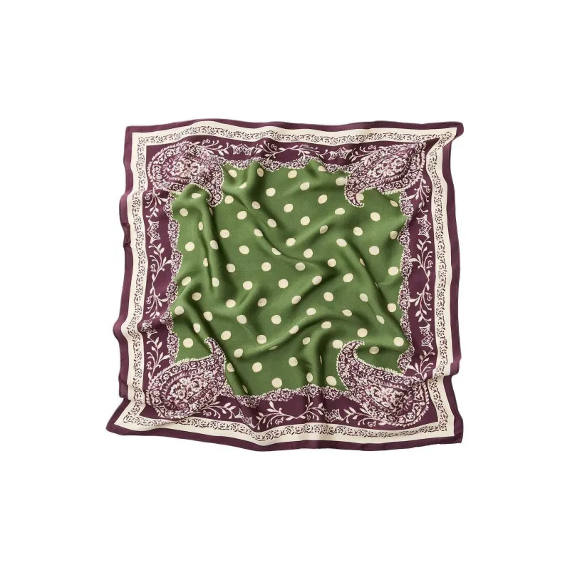 ZARA Viscose Knit Scarves Women's Purple-0