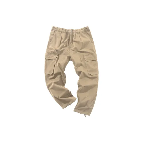 NUCLEAR EXPLOSION Cuffed Multi Pocket Cargo Pants For Men's