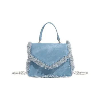 SEPTWOLVES PU Handbag Mini Women's Blue