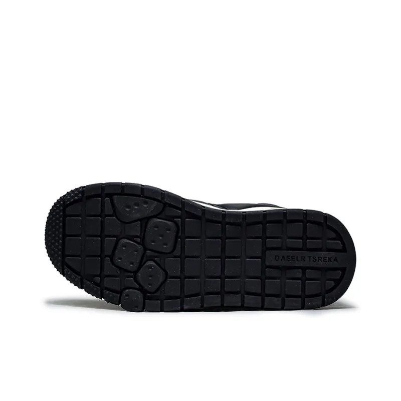 ESTEE GEEA Coverage Anti-Slip And Wear-Resistant Lightweight Height Increasing Low-Top Skateboard Shoes Unisex Black-4