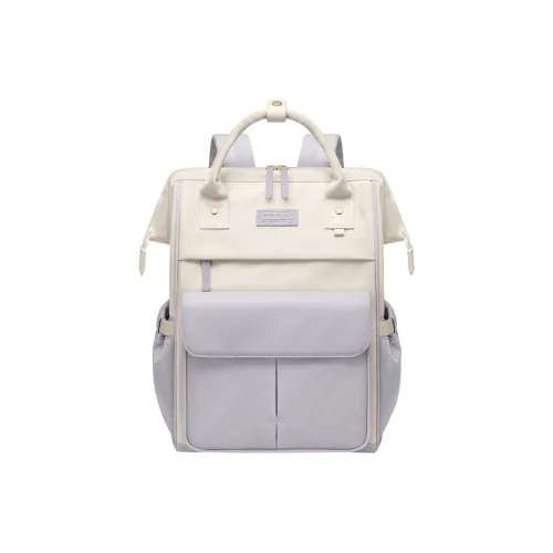 POLO Fabric 16-Inch Laptop Bag Backpack Regular Women's Apricot Purple/Apricot Purple With Rabbit Ears