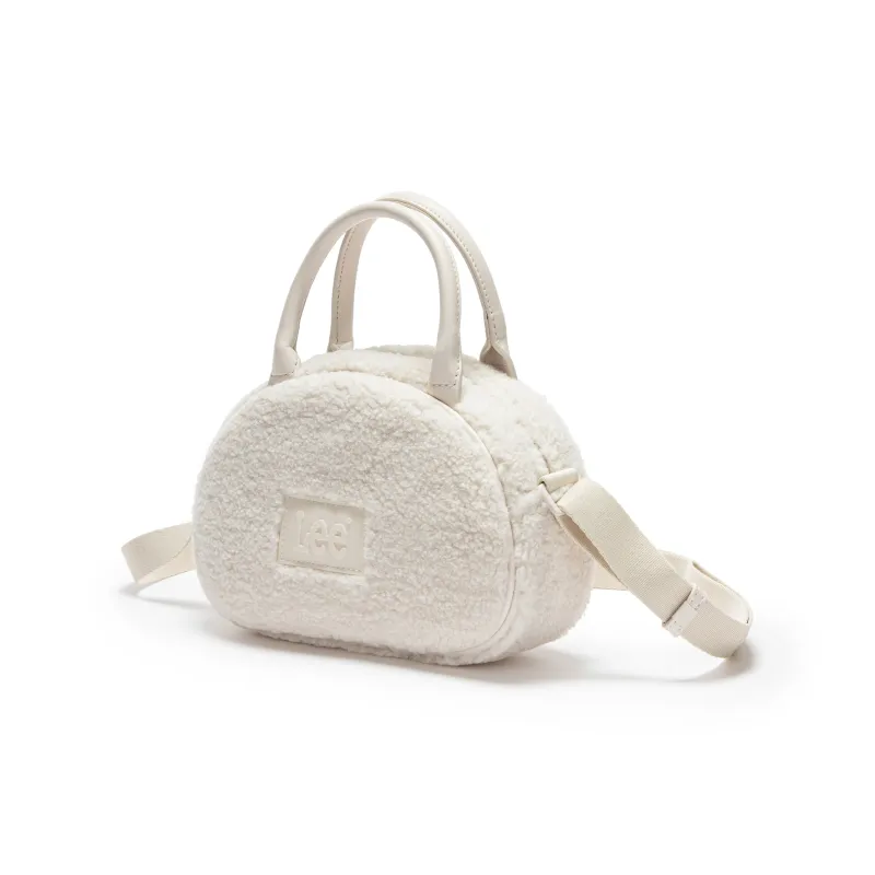 Lee Fabric With PU Crossbody Bag Regular Women's Ecru-0