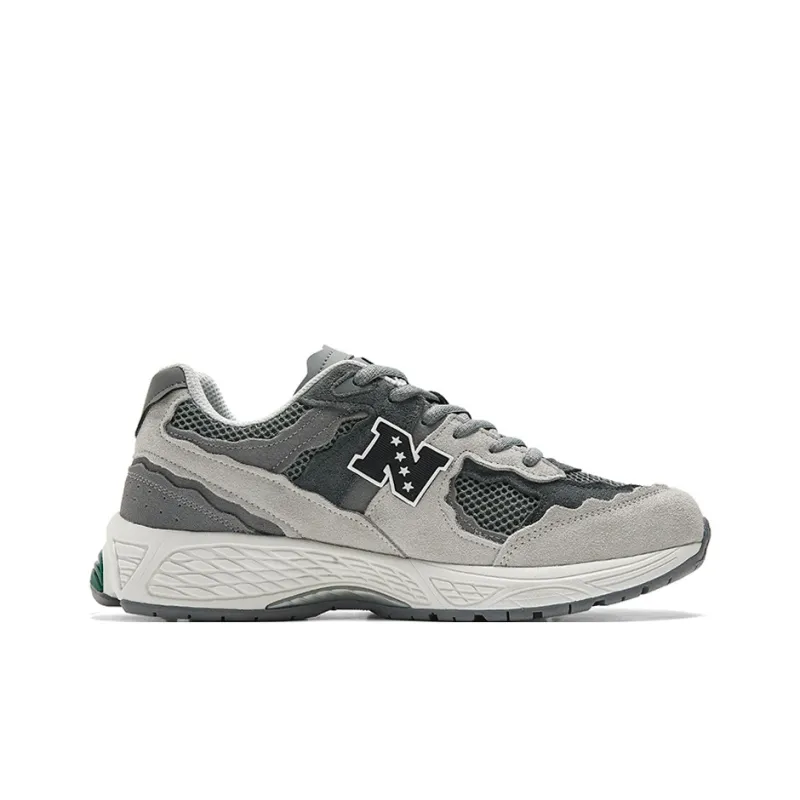 NFL Runner Height Increasing Wear Resistant Breathable Slip Resistant Low Top Casual Running Shoes Unisex Dark Gray-1
