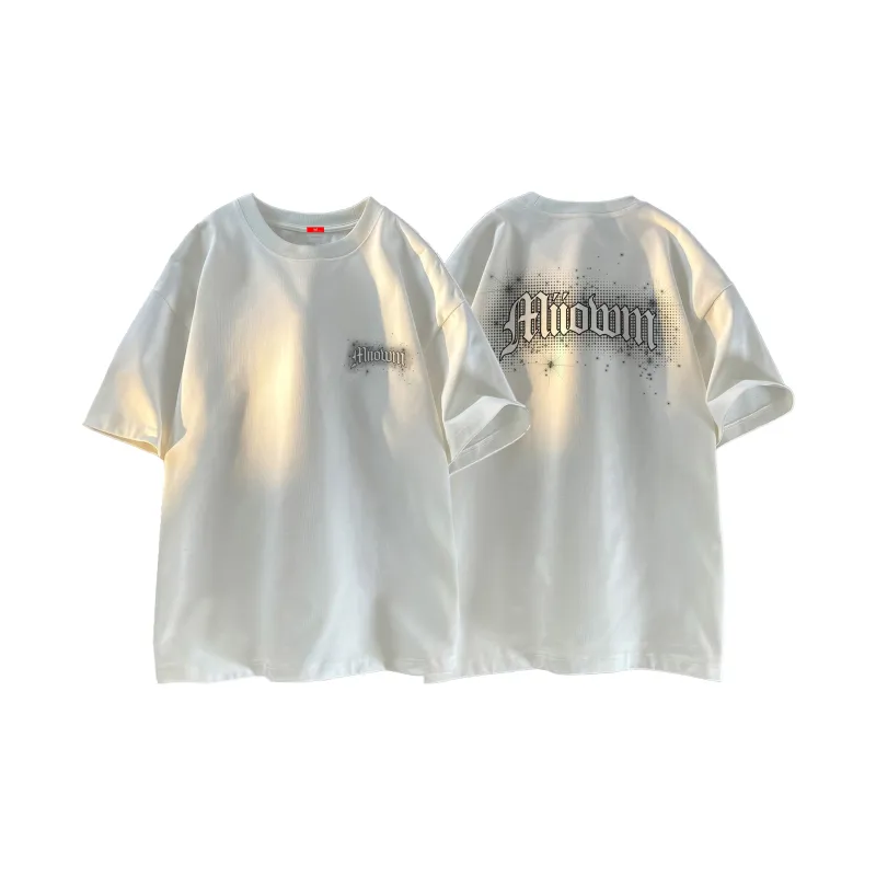 MIIOW Trend Party Series T-Shirt Unisex White-1