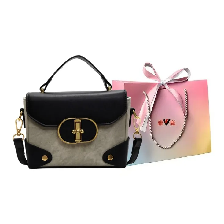 Yalu PU Shoulder Bag, Crossbody Bag, Handbag Regular Women's Black/Ecru/Blue/Coffee-6