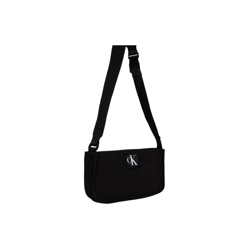 CALVIN KLEIN Recycled Nylon Crossbody Bag, Shoulder Bag Regular Women's Black-1
