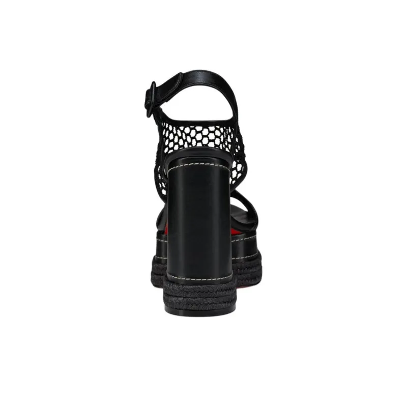 CL Almeja One Strap Sandals 13cm Women's Black-3