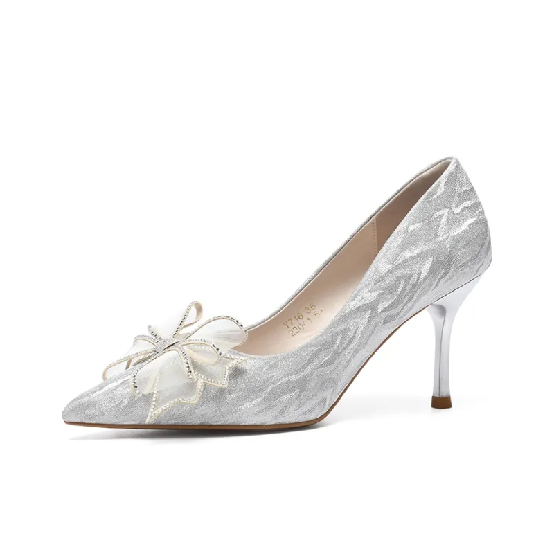 ZHR Meteor Shower Series Slim Heel High Heels 7cm Women's-23