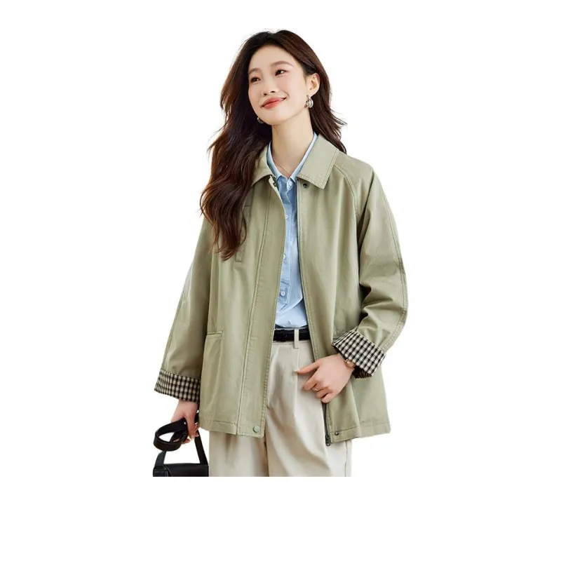 PIERRE CARDIN Trench Coat Women's Vanilla Green-1