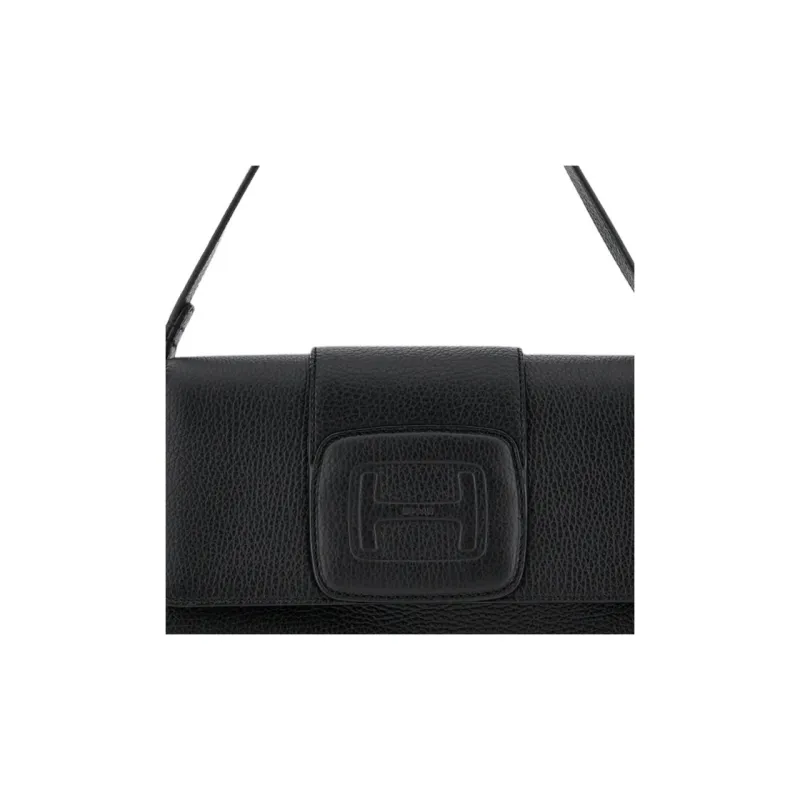 HOGAN H Bag Foldover Top Shoulder Bag-4