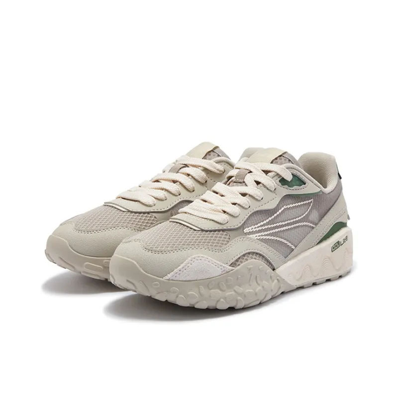 361° Anti-Slip Wear-Resistant Low-Top Casual Shoes Women's Shale Gray-2