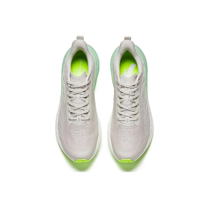 CHAOJIANTA Anti-Slip Wear-Resistant Low-Top Casual Running Shoes Men's Gray Green-2