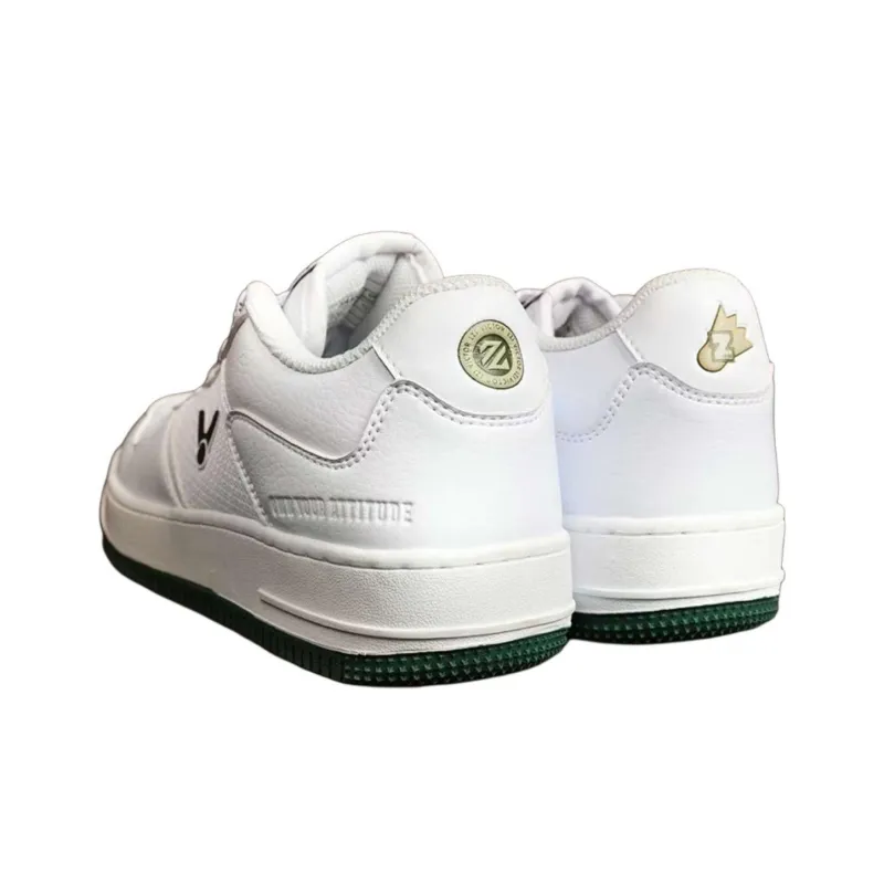 LIZIJIA x VICTOR Anti Slip Wear Resistant Low Top Casual Shoes Men's White Green-1