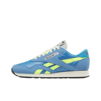Reebok Classic Nylon 'Essential Blue Solar Acid Yellow'