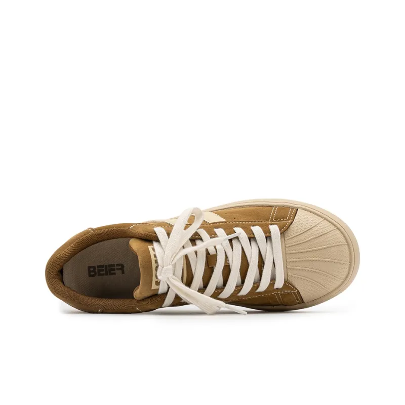 BEIER Minimalist Style Versatile Casual Shell Toe Durable Lightweight And Breathable Low Top Skateboard Shoes Men's-3