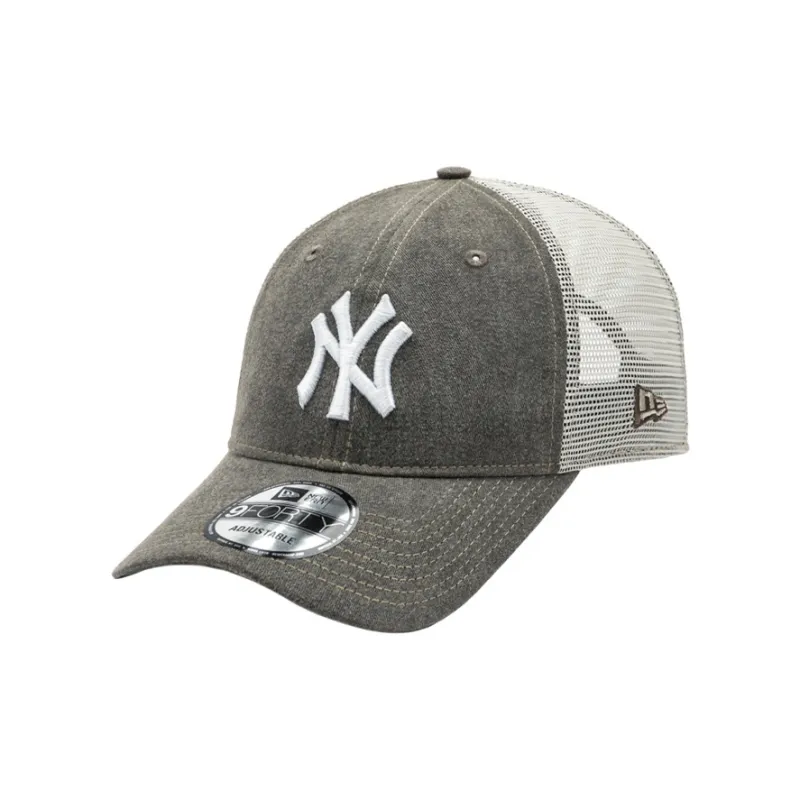 New Era Cotton Polyester Baseball Caps Unisex Gray-0
