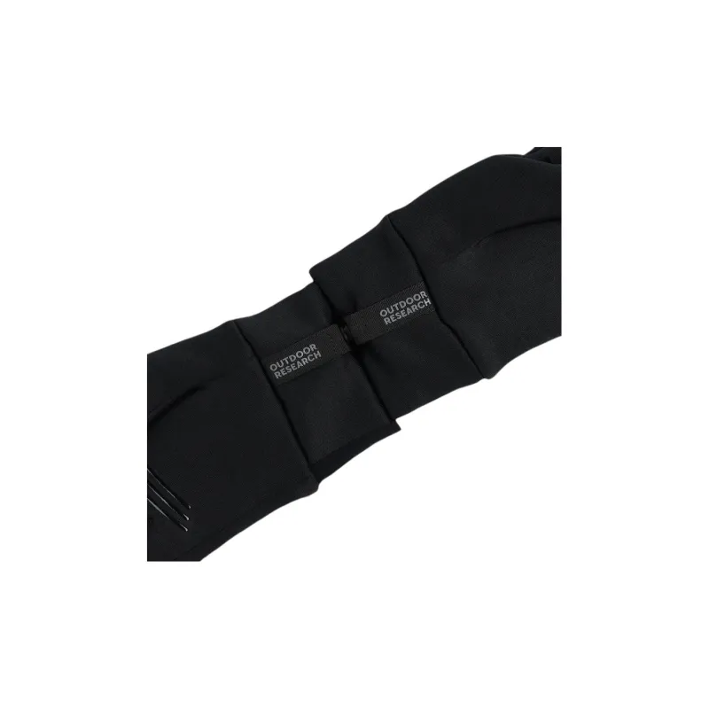 Outdoor Research Polyester Elastane Nylon Silicone Stretch Wool Brushed Gloves Men's Black-3