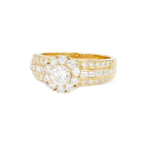 Van Cleef & Arpels 2010s Pre owned 18kt Yellow Gold Diamond Ring