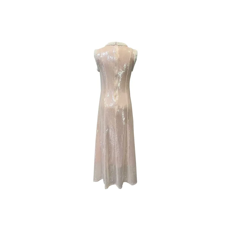 Aghr Sleeveless Dress Women's Champagne-1