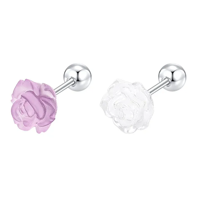 JAY Titanium Steel Stud Earrings Women's-21