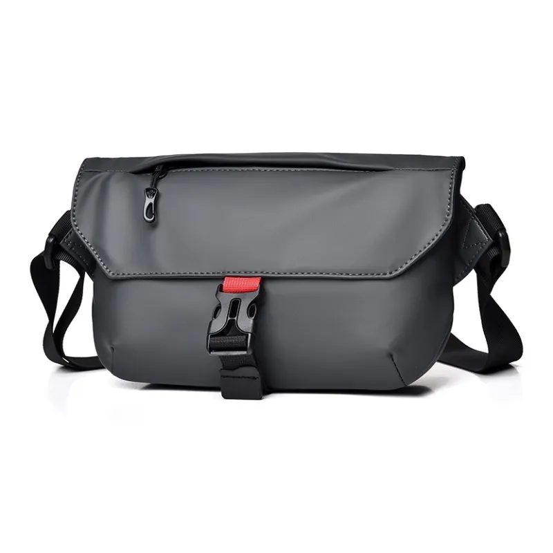 COLINS KEIRS Fabric Crossbody Biker Cycling Bag Commute One Shoulder Small Bag Men's Black/Gray/Blue-12