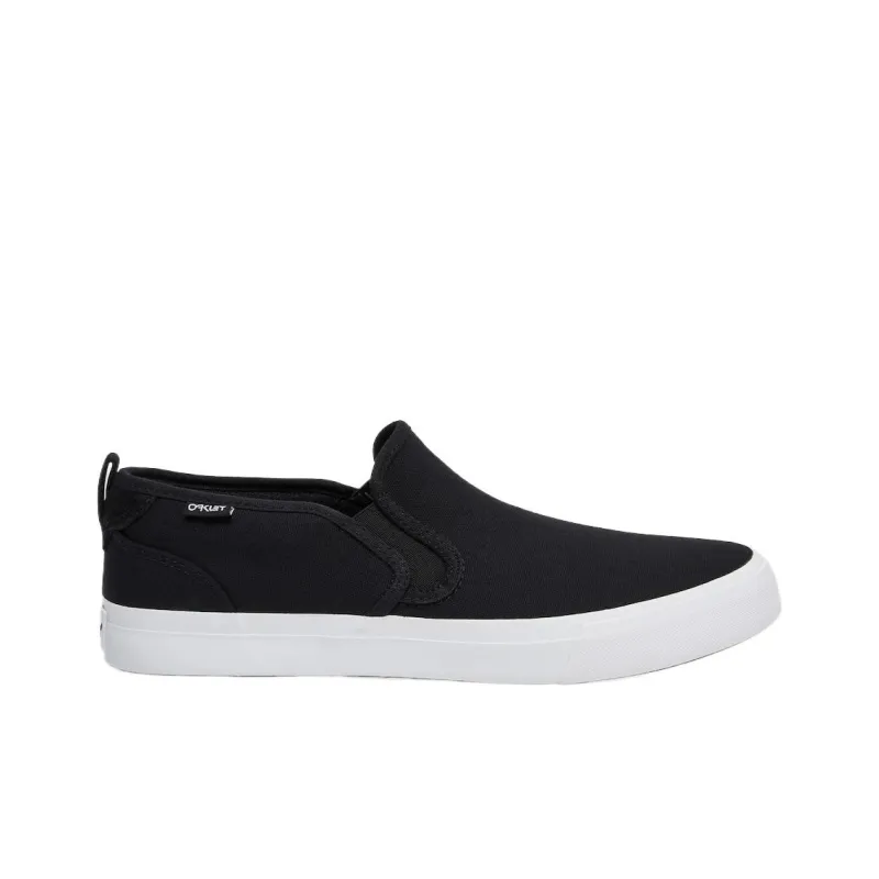 Oakley Slip-Resistant Abrasion-Resistant Breathable Quick-Dry Lightweight Thermal Low-Top Canvas Shoes Men's Black-1
