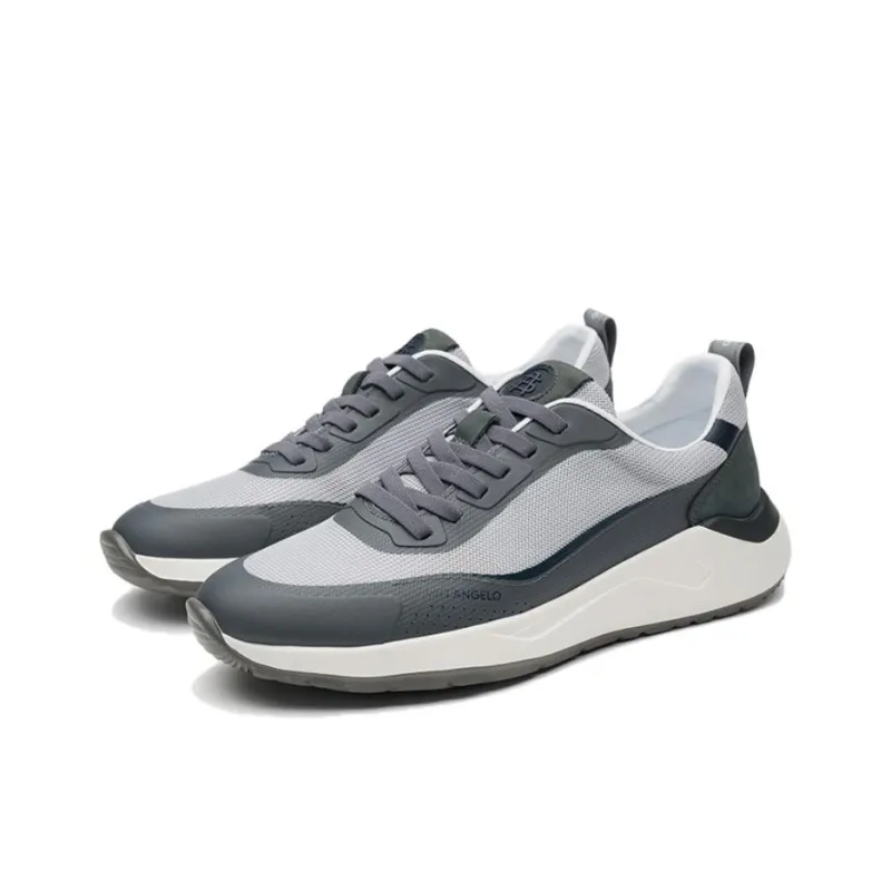 SAINT ANGELO Low Top Casual Shoes Men's Gray Blue-1