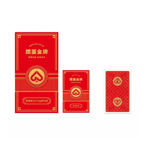 GPPOKER Egg Beating Gold Medal Edition A Set Of 6 High Quality Pongpao Poker Cards Poker Cards