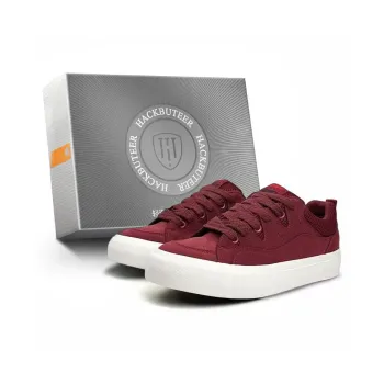 HACKBUTEER Low Top Skateboard Shoes Men's Box