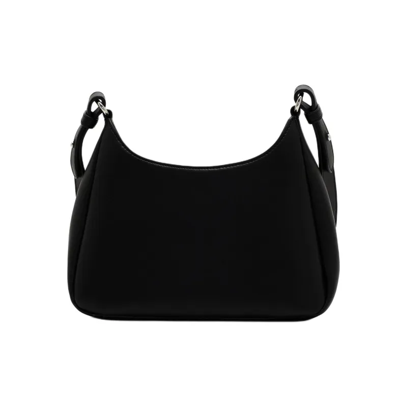 ARMANI EXCHANGEAE Polyester Hobo Shoulder Bag, Crossbody Bag Mini Women's Black-2