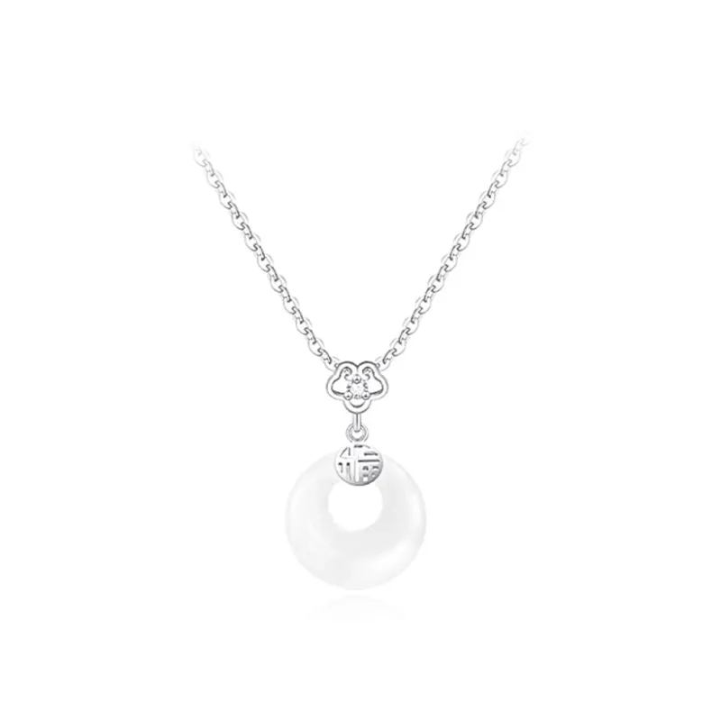 SECU S925 Silver Necklaces Women's-0
