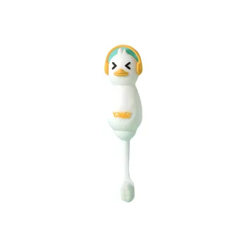 CHENYISHENG Headphone Small White Duck Kids Anti Bacterial Toothbrush 1 5 Years Old Baby Cute Cleaning Toothbrush