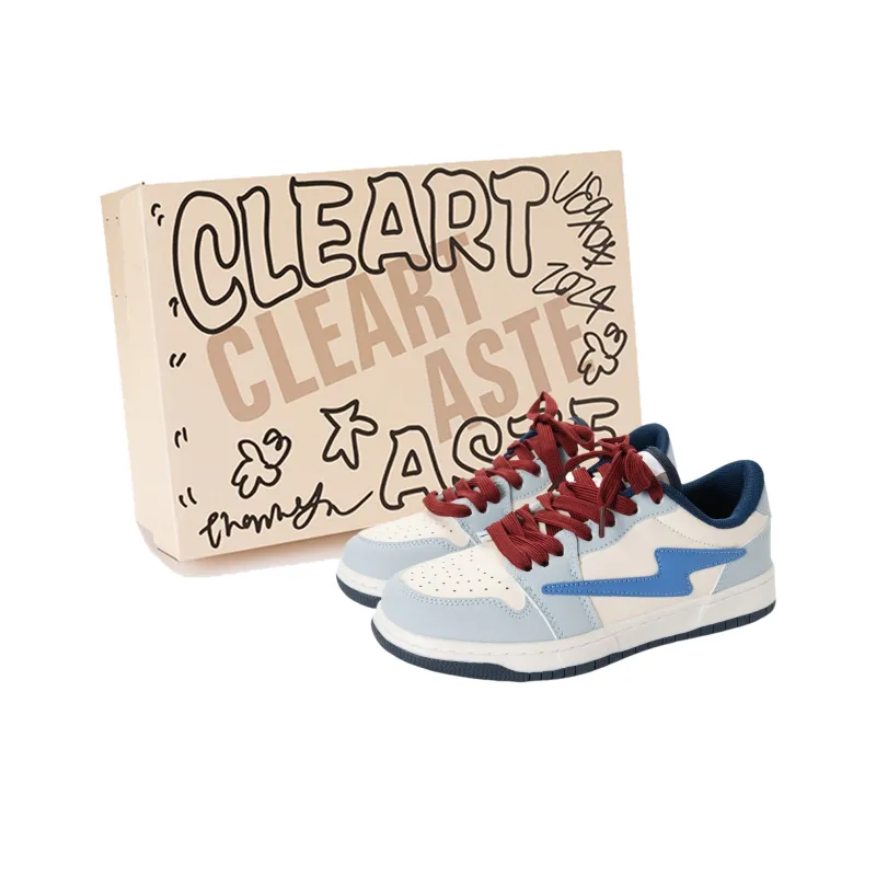 CLEARTASTE Durable Lightweight And Breathable Low-Top Skateboard Shoes Unisex-0