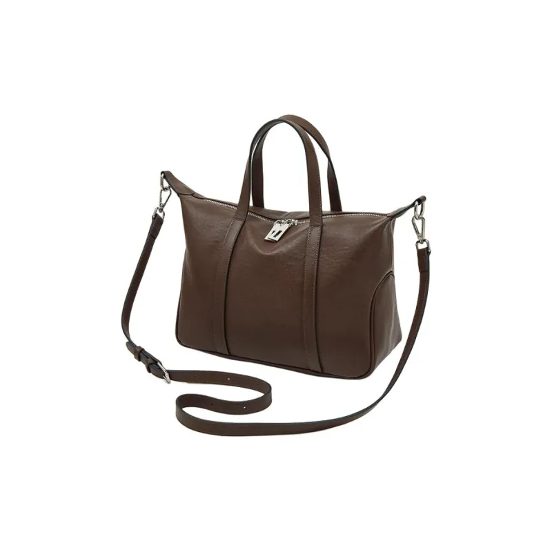 Old Man's Head Vegetable Tanned Cow Leather Crossbody Bag Regular Women's Black/Coffee/Brown-4