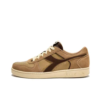 Diadora Magic Basket Anti Slip Wear Resistant Low Top Skateboard Shoes Unisex Brown