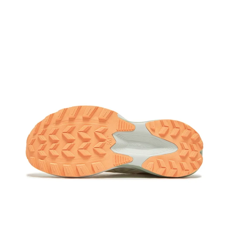 361° Anti Slip And Wear Resistant Breathable Low Top Running Shoes Women's Thin Gray Green-4