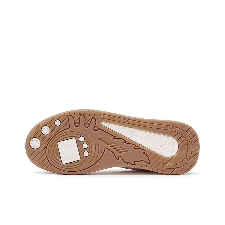 Champion Low Top Skateboard Shoes Men's Linen/Milk White-4