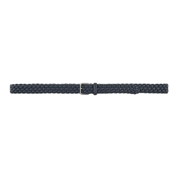 AMANI Cow Leather Belts Men's Blue Width 2.5cm-1