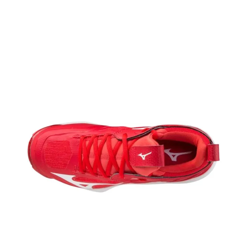 Mizuno Wave Momentum 2 Low-Top Training Shoes Women's Red White-2