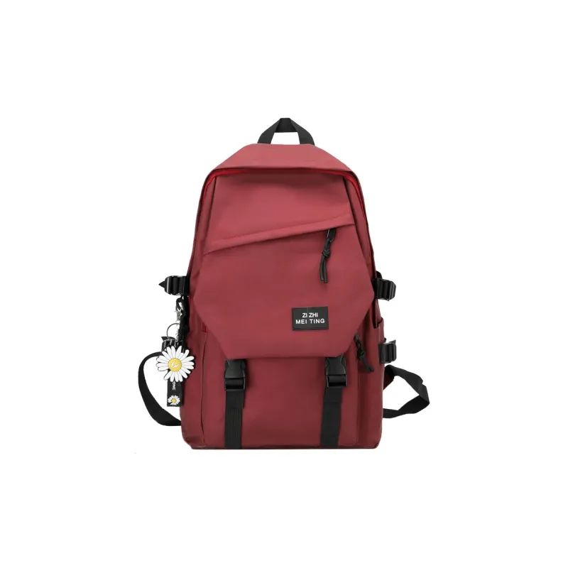 URBAN FOREST PU Backpack Regular Unisex Gray/Black/Red/Green-6